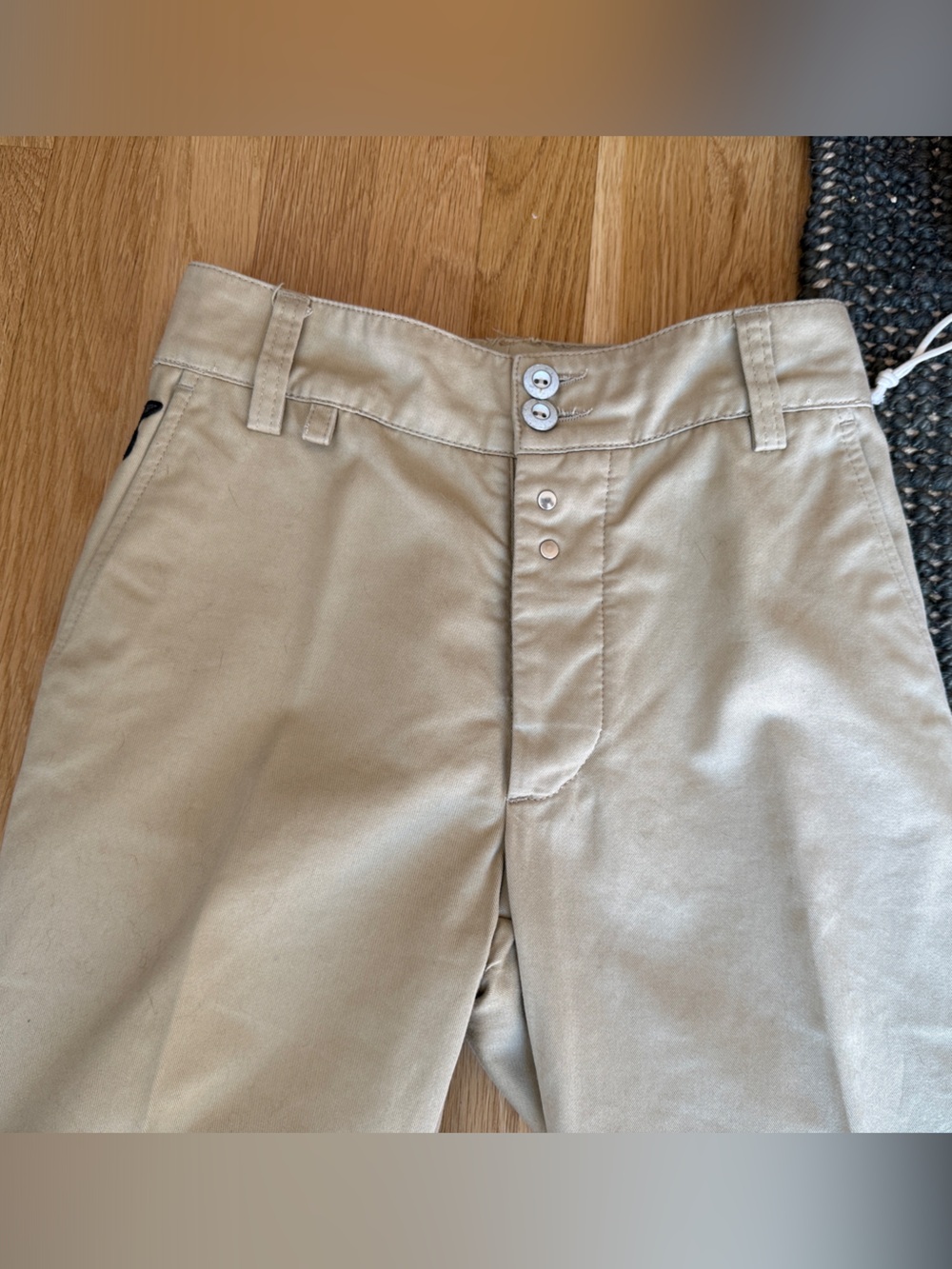 Vivienne Westwood Women's Khaki Straight-Leg Chinos - Light Tan